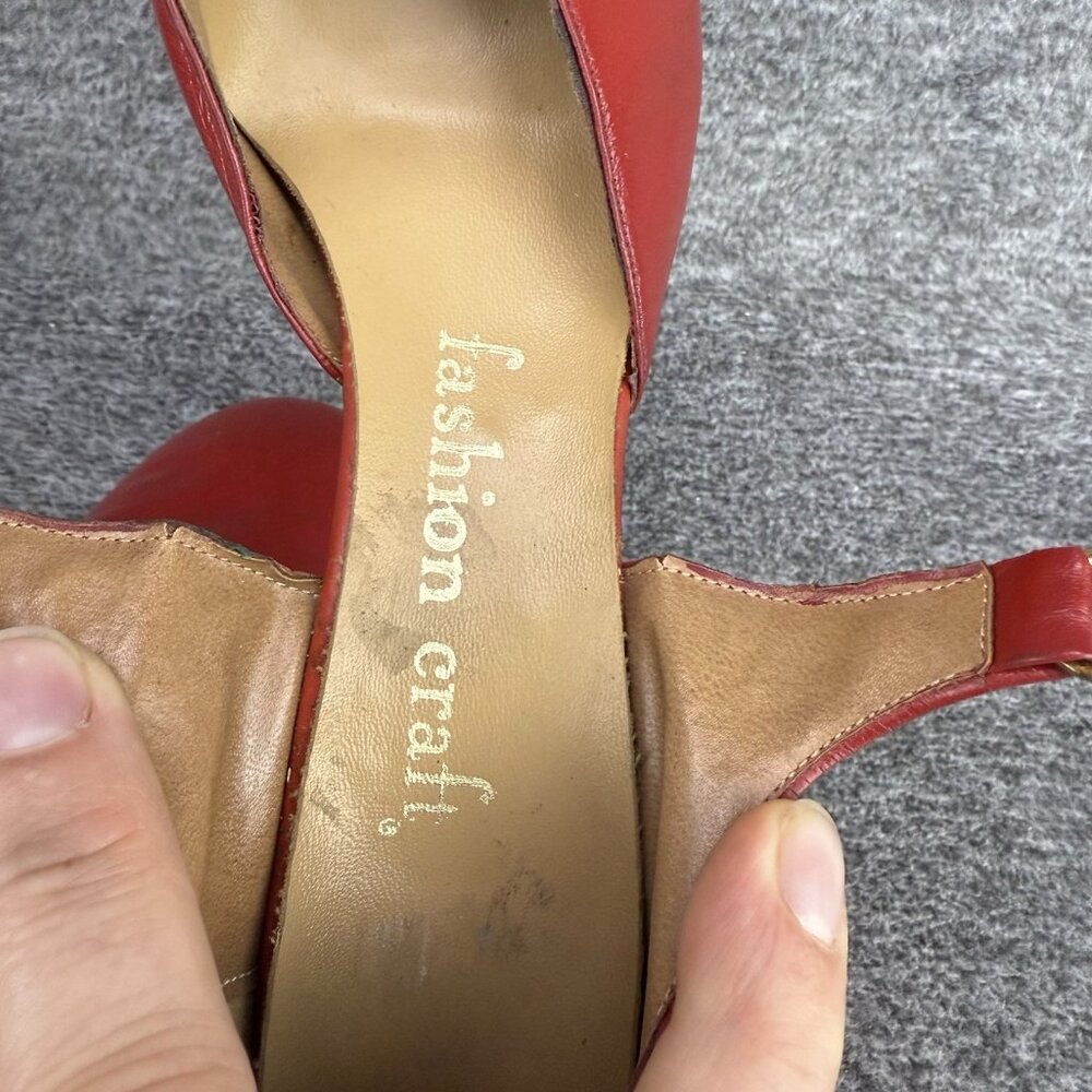 ✅Women’s 8B/2A VTG 60s/70's Fashion Craft D’Orsay Heel Pumps ✅Collectors Display - Picture 5 of 13
